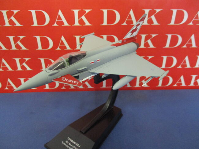 Die cast 1/100 Modellino Aereo Aircraft Eurofighter Typhoon FGR.4 RAF 41.Sq 2016 - immagine 2