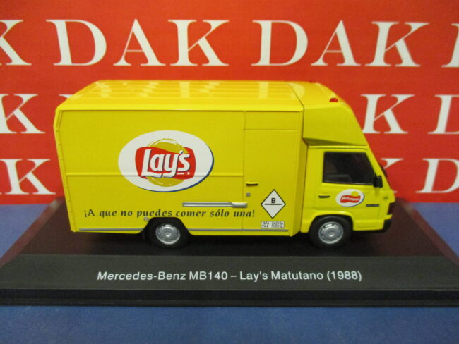 Die cast 1/43 Modellino Furgone Van Mercedes-Benz MB140 Lay's Matutano 1988 - immagine 2