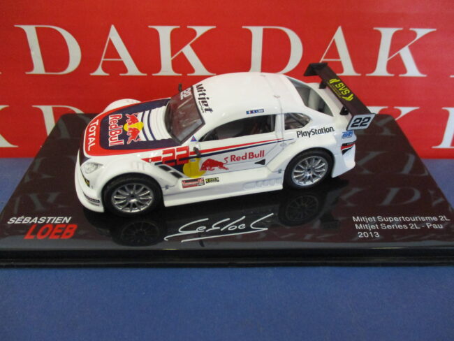 Die cast 1/43 Modellino Auto Mitjet Supertourisme 2L Red Bull Pau 2013 S. Loeb