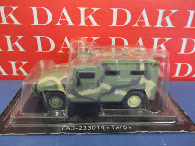 Die cast 1/43 Modellino Auto GAZ 233014 Tiger Camo Russia 2006 - immagine 4