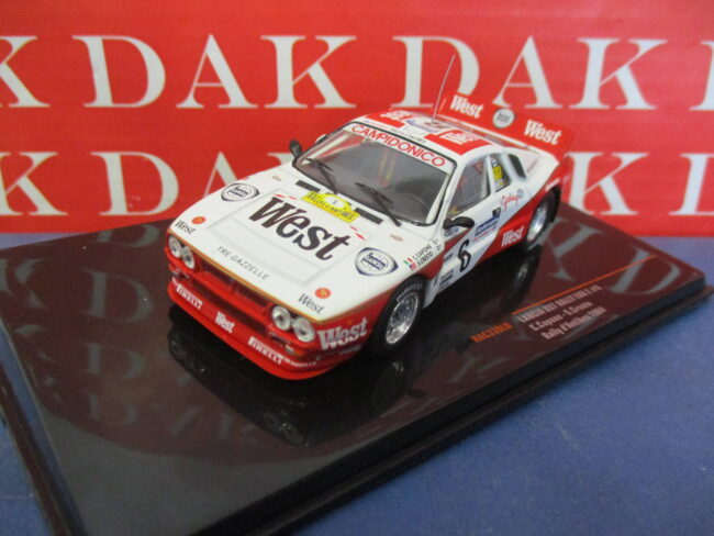 Die cast 1/43 Modellino Auto Lancia 037 EVO 2 Rally Antibes 1984 C. Capone Ixo - immagine 2