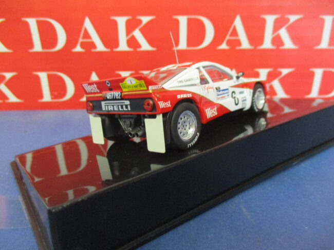 Die cast 1/43 Modellino Auto Lancia 037 EVO 2 Rally Antibes 1984 C. Capone Ixo - immagine 3