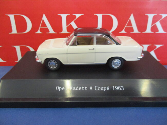 Die cast 1/43 Modellino Auto Opel Kadett A Coupe bianca 1963 by Starline - immagine 2