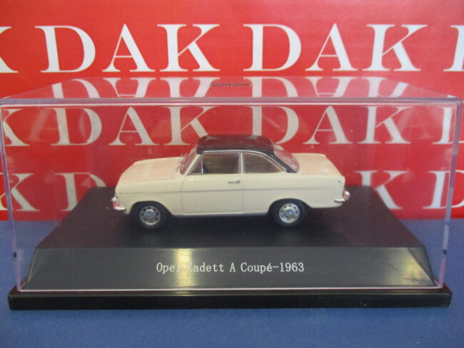 Die cast 1/43 Modellino Auto Opel Kadett A Coupe bianca 1963 by Starline - immagine 4
