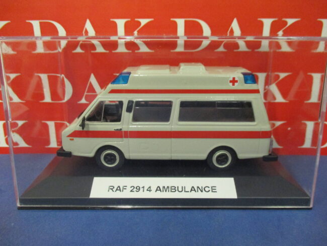 Die cast 1/43 Modellino Ambulanza RAF 2914 Ambulance Lettonia HB - immagine 4