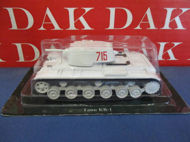 Die cast 1/72 modellino Carro Armato Tank KV-1 715 White Camo USSR - immagine 4