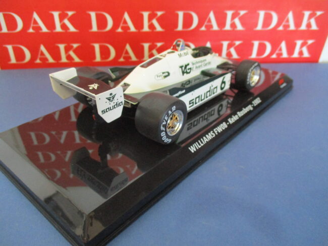 Die cast 1/24 Modellino Auto F1 Williams FW08 1982 K. Rosberg - immagine 3
