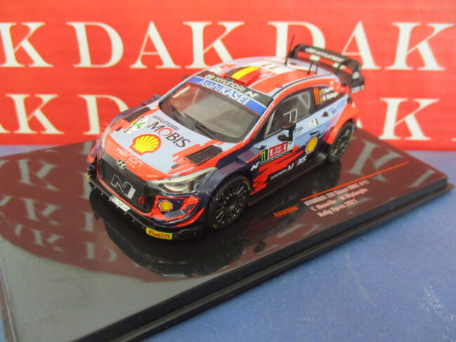 Die cast 1/43 Modellino Auto Hyundai i20 Coupe WRC Rally Ypres 2021 T. Neuville - immagine 2