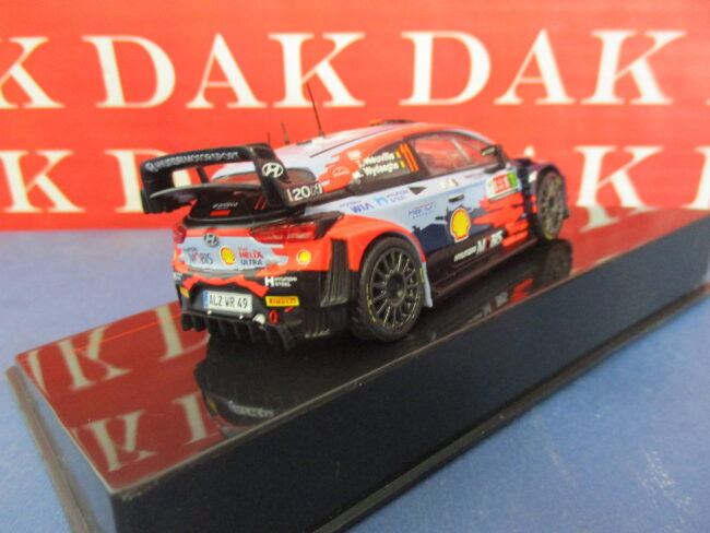 Die cast 1/43 Modellino Auto Hyundai i20 Coupe WRC Rally Ypres 2021 T. Neuville - immagine 3