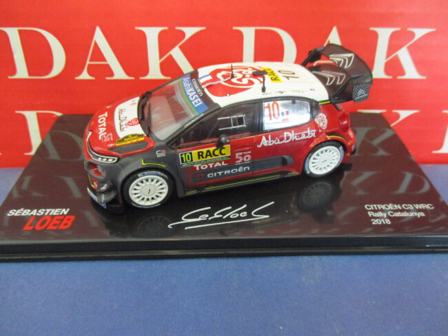 Die cast 1/43 Modellino Auto Citroen C3 WRC Rally Catalunya 2018 S. Loeb