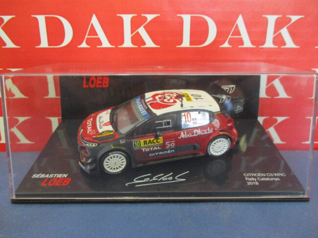 Die cast 1/43 Modellino Auto Citroen C3 WRC Rally Catalunya 2018 S. Loeb - immagine 4