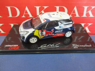 Die cast 1/43 Modellino Auto Citroen DS3 Trofeo Andros 2014 S. Loeb
