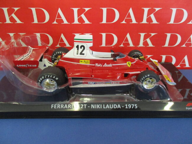 Die cast 1/24 Modellino Auto F1 Ferrari 312T 1975 N. Lauda