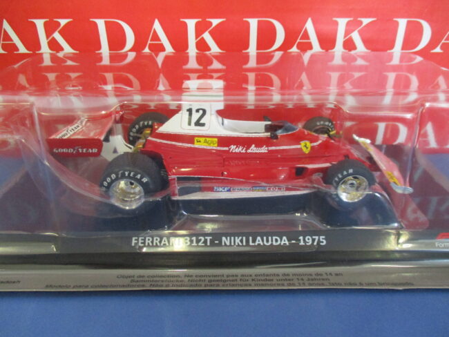 Die cast 1/24 Modellino Auto F1 Ferrari 312T 1975 N. Lauda - immagine 4