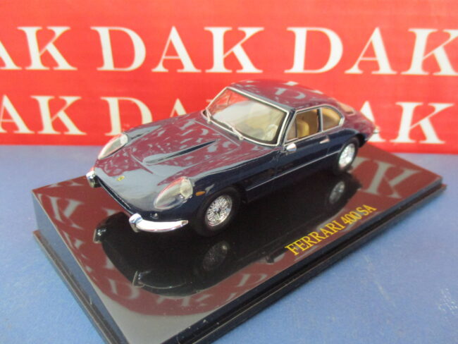 Die cast 1/43 Modellino Auto Ferrari 400 Super America Blue HB - immagine 2