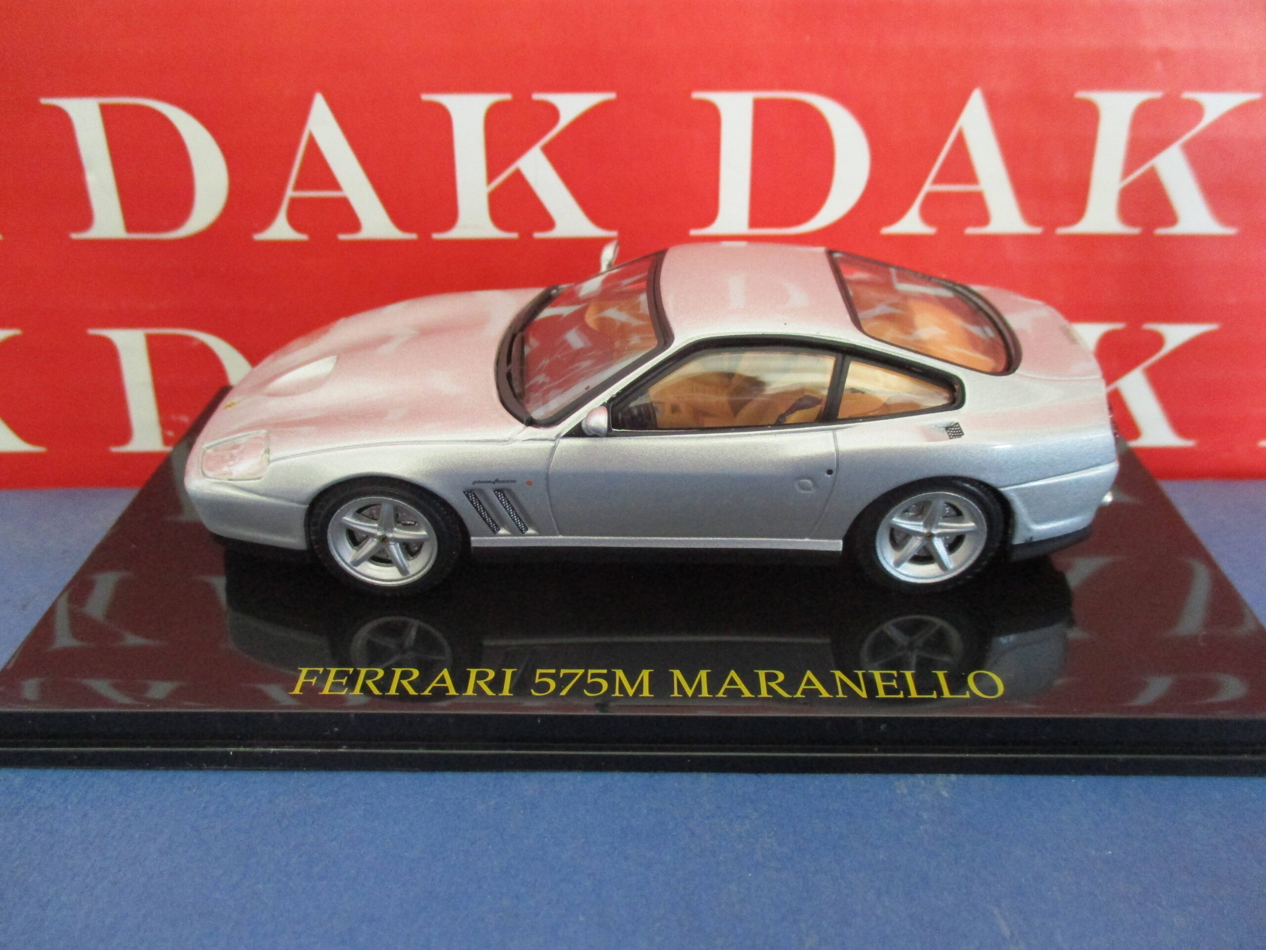 Die cast 1/43 Modellino Auto Ferrari 575 M Maranello Silver - Dak Mantova  sas