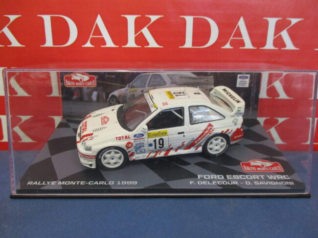 Die cast 1/43 Modellino Auto Ford Escort WRC Rally Monte Carlo 1999 Delecour RMC - immagine 4