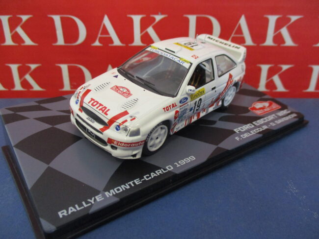 Die cast 1/43 Modellino Auto Ford Escort WRC Rally Monte Carlo 1999 Delecour RMC - immagine 2