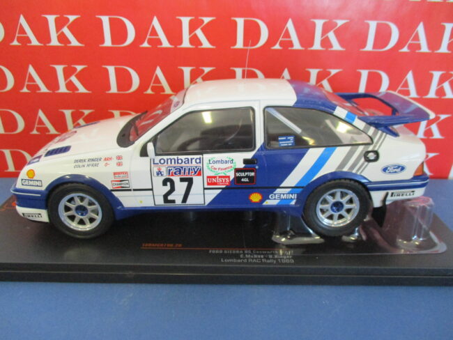 Die cast 1/18 Modellino Auto Ford Sierra RS Cosworth Rally RAC 1989 C. McRae Ixo