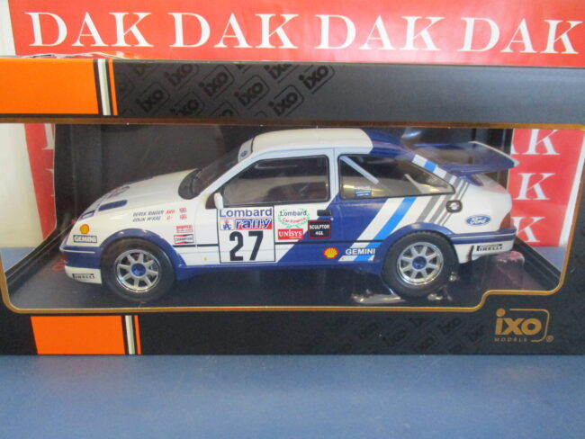 Die cast 1/18 Modellino Auto Ford Sierra RS Cosworth Rally RAC 1989 C. McRae Ixo - immagine 4