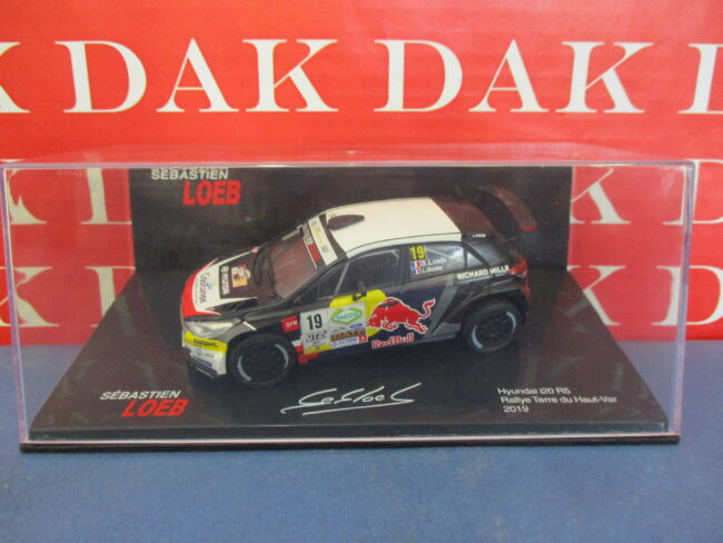 Die cast 1/43 Modellino Auto Hyundai i20 R5 Rally Haute-Var 2019 S. Loeb - immagine 4