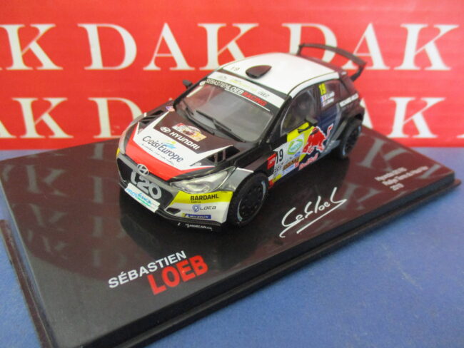 Die cast 1/43 Modellino Auto Hyundai i20 R5 Rally Haute-Var 2019 S. Loeb - immagine 2