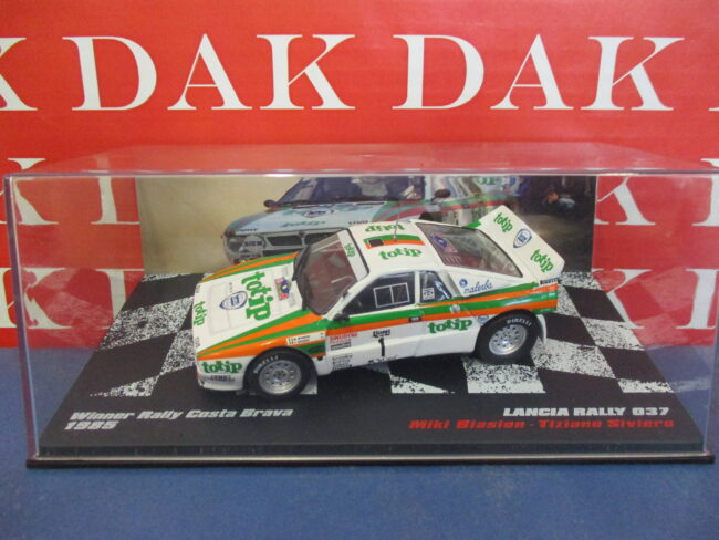Die cast 1/43 Modellino Auto Lancia 037 Rally Costa Brava 1985 M. Biasion - immagine 4