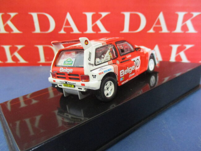 Die cast 1/43 Modellino Auto MG Metro 6R4 Legend Boucles SPA 2014 M. Duez by Ixo - immagine 3