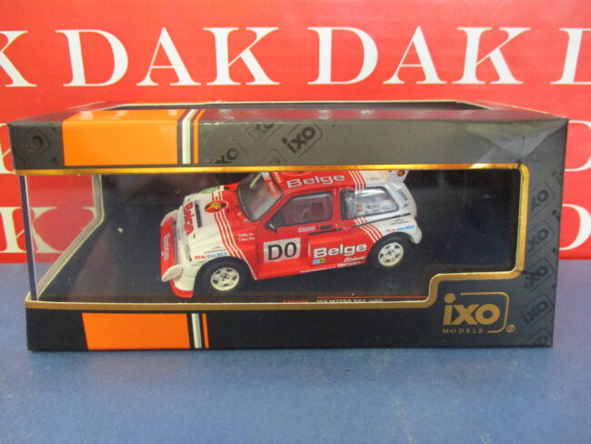 Die cast 1/43 Modellino Auto MG Metro 6R4 Legend Boucles SPA 2014 M. Duez by Ixo - immagine 5