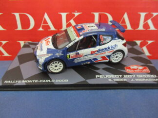 Die cast 1/43 Modellino Auto Peugeot 207 S2000 Rally Monte Carlo 2009 Ogier RMC
