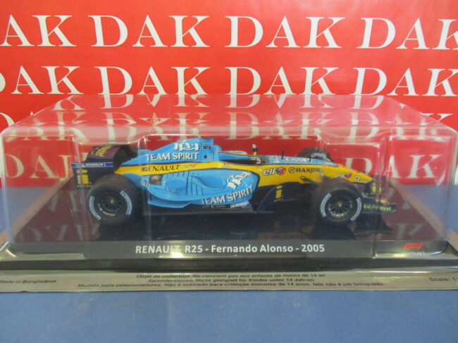 Die cast 1/24 Modellino Auto F1 Renault R25 2005 F. Alonso - immagine 4