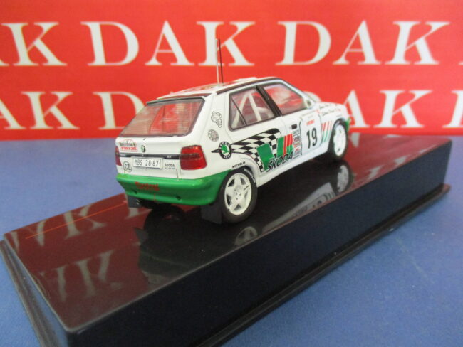 Die cast 1/43 Modellino Auto Skoda Felicia Kit Car Rally Tour de Corse 1995 - immagine 3