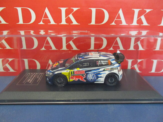 Die cast 1/43 Modellino Auto Volkswagen Polo R WRC Rally Monte Carlo 2015 Mikkel - immagine 4