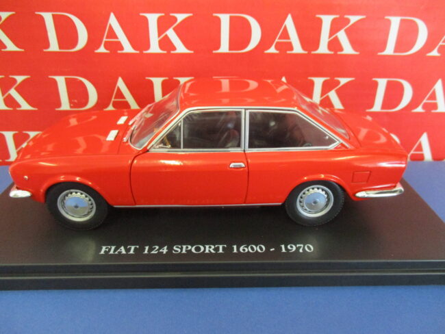Die cast 1/24 Modellino Auto Fiat 124 Sport 1600 1970