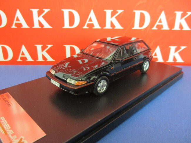 Die cast 1/43 Modellino Auto Volvo 480 Turbo 1987 Black by Premium X - immagine 2