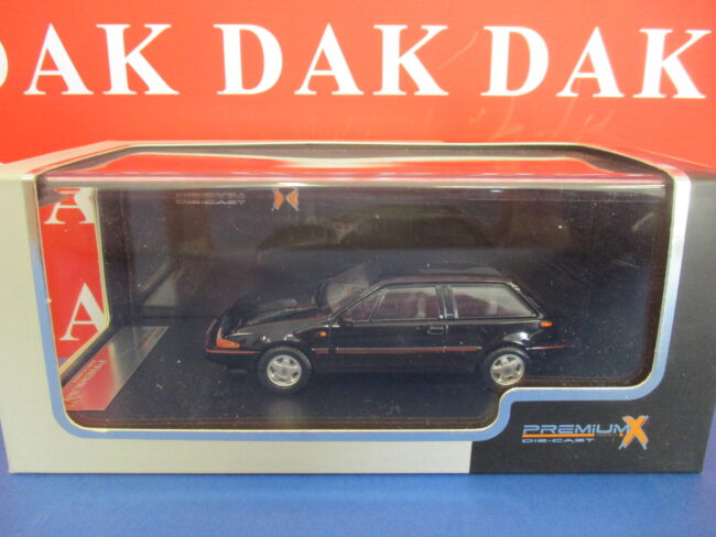 Die cast 1/43 Modellino Auto Volvo 480 Turbo 1987 Black by Premium X - immagine 5