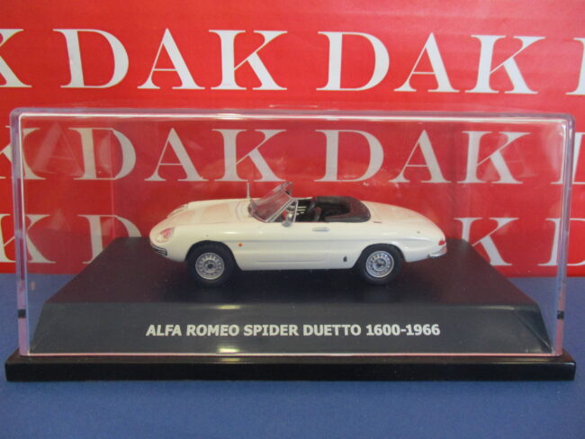 Die cast 1/43 Modellino Auto Alfa Romeo Spider Duetto 1600 1966 Maxi Car - immagine 4