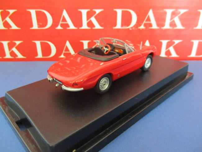Die cast 1/43 Modellino Auto Alfa Romeo Spider Duetto 1600 Rosso 1966 Maxi Car - immagine 3