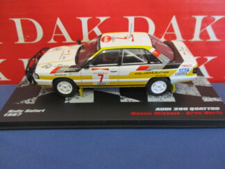Die cast 1/43 Modellino Auto Audi 200 Quattro Rally Safari 1987 H. Mikkola