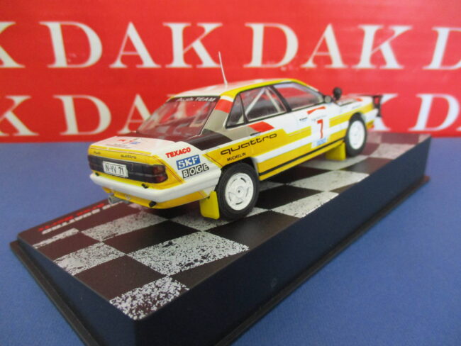 Die cast 1/43 Modellino Auto Audi 200 Quattro Rally Safari 1987 H. Mikkola - immagine 3
