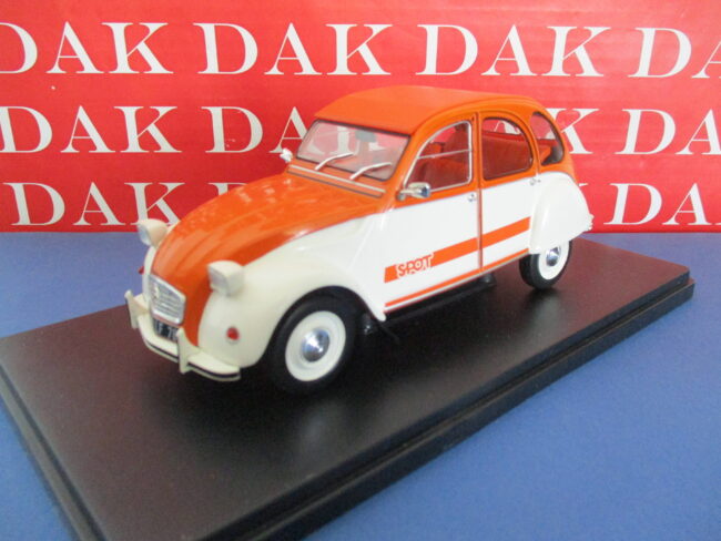 Die cast 1/24 Modellino Auto Citroen 2CV Spot 1976 HB - immagine 2