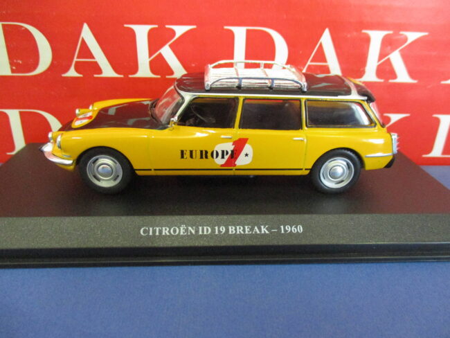 Die cast 1/43 Modellino Auto Citroen ID19 Break Europe 1 1960