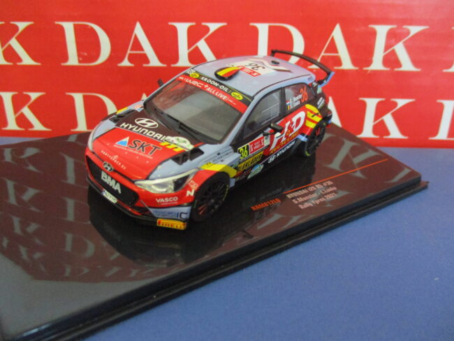 Die cast 1/43 Modellino Auto Hyundai i20 R5 Rally Ypres 2021 G. Munster by Ixo - immagine 2