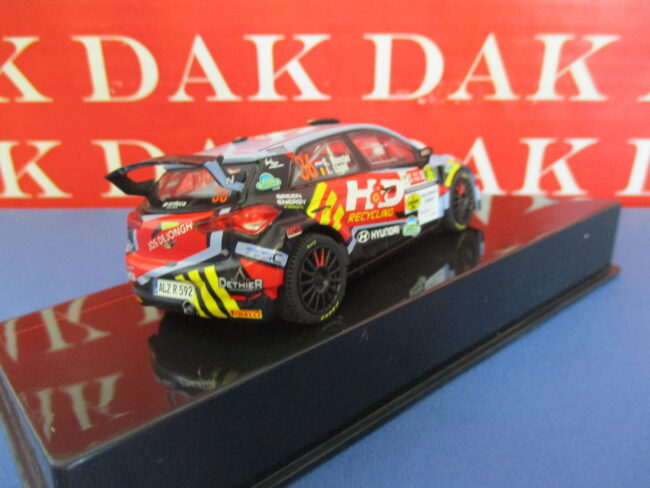 Die cast 1/43 Modellino Auto Hyundai i20 R5 Rally Ypres 2021 G. Munster by Ixo - immagine 3