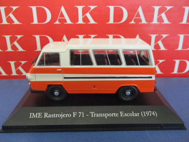 Die cast 1/43 Modellino Furgone IME Rastrojero F 71 Scuolabus 1974