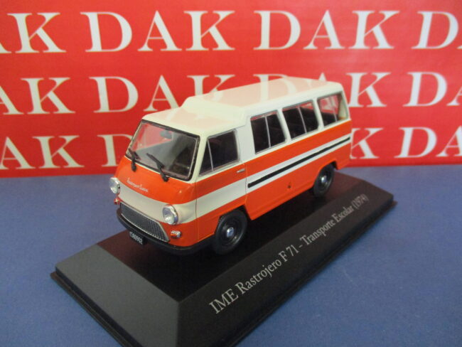 Die cast 1/43 Modellino Furgone IME Rastrojero F 71 Scuolabus 1974 - immagine 2