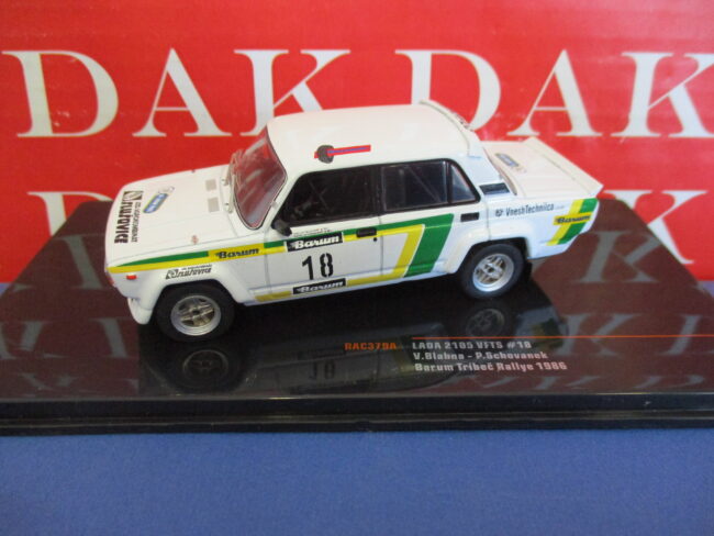 Die cast 1/43 Modellino Auto Lada 2105 VFTS Rally Barum 1986 V. Blahna by Ixo