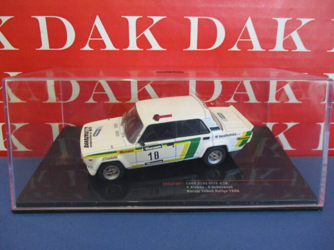 Die cast 1/43 Modellino Auto Lada 2105 VFTS Rally Barum 1986 V. Blahna by Ixo - immagine 4