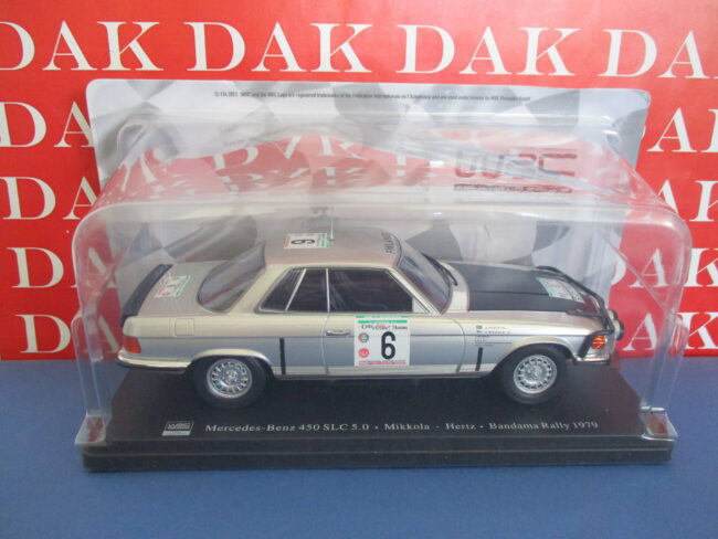 Die cast 1/24 Modellino Auto Mercedes 450 SLC Rally Bandama 1979 H. Mikkola - immagine 4