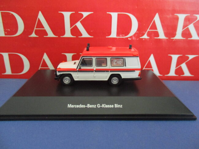 1/87 Modellino Auto Ambulanza Mercedes G-Klasse Binz Ambulance 1985 by BoS